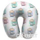Travel Pillow Lovely Puppies Hearts Memory Foam U Neck Pillow for Lightweight Support in Airplane Car Train Bus - B07V9MN8MD